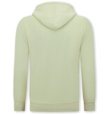 True Rise Träningsoverall Herr - Oversized joggingdräkt - Tjockvävd - Beige