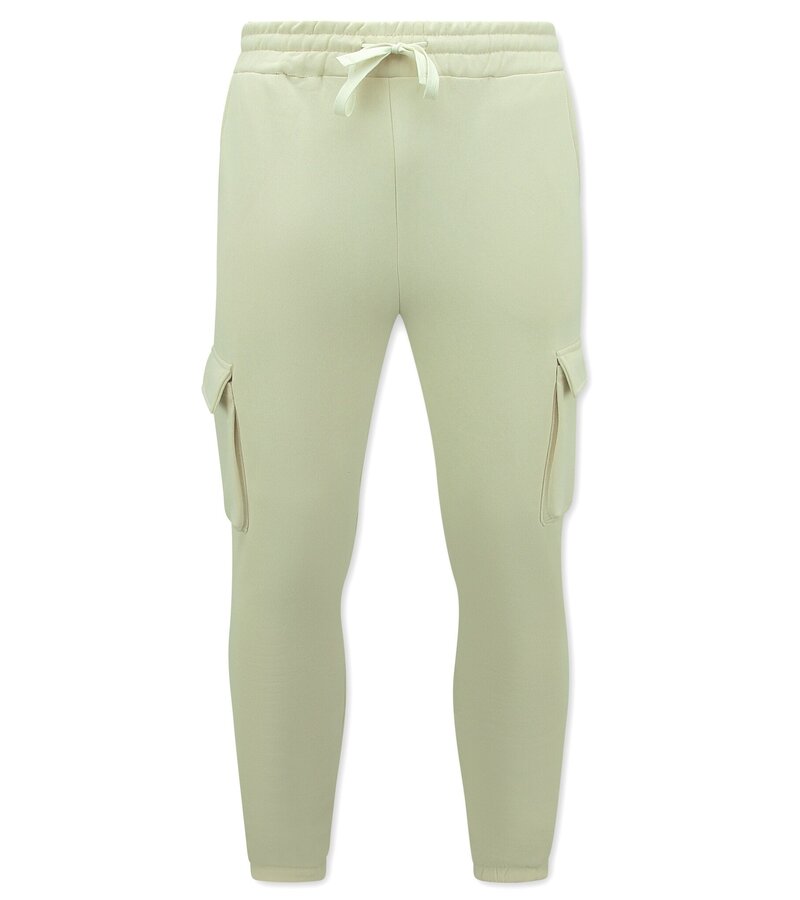 True Rise Träningsoverall Herr - Oversized joggingdräkt - Tjockvävd - Beige