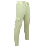 True Rise Träningsoverall Herr - Oversized joggingdräkt - Tjockvävd - Beige