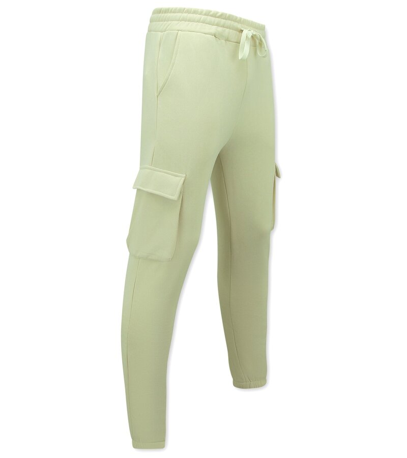 True Rise Träningsoverall Herr - Oversized joggingdräkt - Tjockvävd - Beige