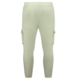 True Rise Träningsoverall Herr - Oversized joggingdräkt - Tjockvävd - Beige