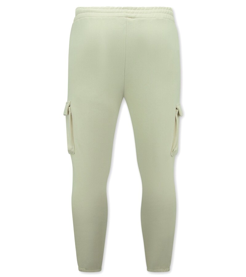 True Rise Träningsoverall Herr - Oversized joggingdräkt - Tjockvävd - Beige