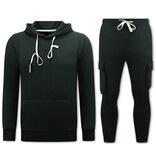 TopStar Jogging Suit Herr - Oversized House Suit - Tjockvävd - Svart TopStar Jogging Suit Herr - Oversized House Suit - Tjockvävd - Svart