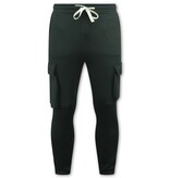 True Rise Jogging Suit Herr - Oversized House Suit - Tjockvävd - Svart