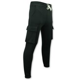 True Rise Jogging Suit Herr - Oversized House Suit - Tjockvävd - Svart