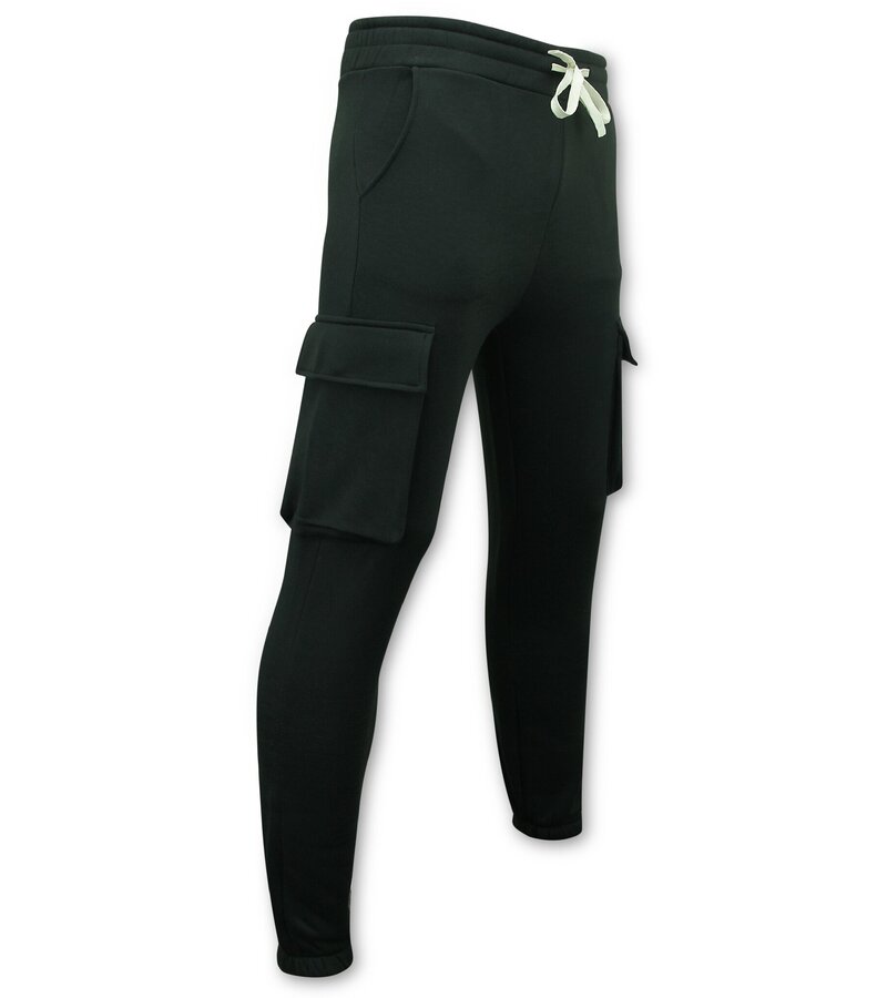 True Rise Jogging Suit Herr - Oversized House Suit - Tjockvävd - Svart