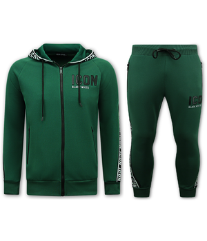 TopStar Sweatsuit Herr ICON - Joggingsuit Herr Vuxna - 3551 - Grön