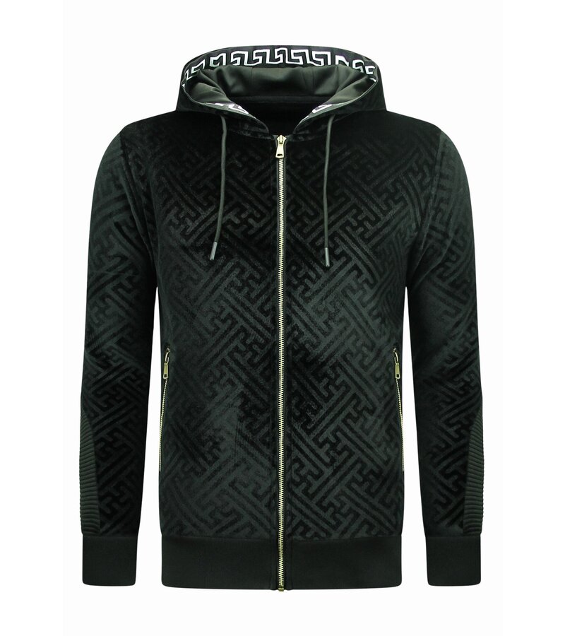 TopStar Joggingsdräkt för män - Teddy House Suit - 1117 - Svart