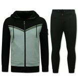 Top Star Träningsoveraller - Träningsoverall Herr - 147 - Svart/Grå