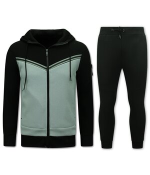 Top Star Träningsoveraller - Träningsoverall Herr - 147 - Svart/Grå