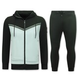 Top Star Sweatsuit Herr - Joggingsuit herr - 147 - Svart/Vit
