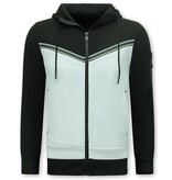 Top Star Sweatsuit Herr - Joggingsuit herr - 147 - Svart/Vit