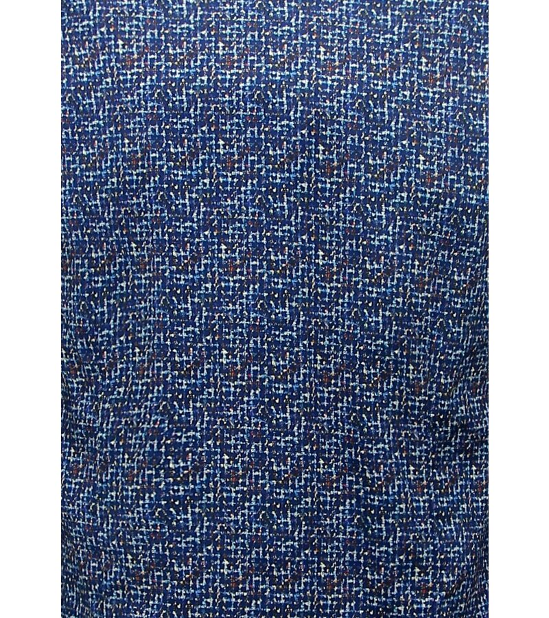 LF Blus Herr Långärmad - Blus Herr Slim Fit - Blå