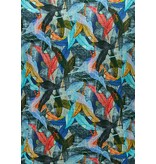 LF Herrblus med långa ärmar - Herrskjorta Slim Fit - Blå