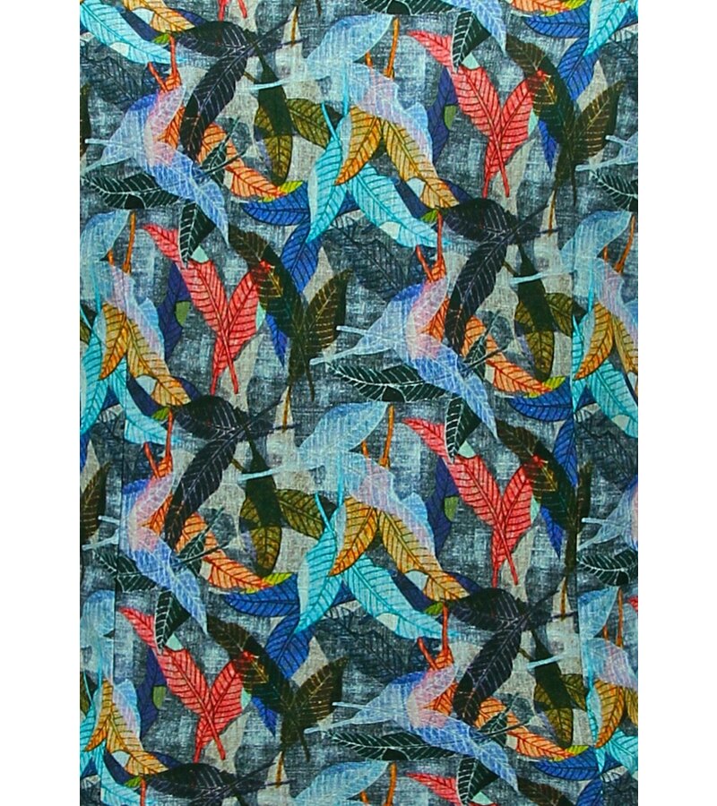 LF Herrblus med långa ärmar - Herrskjorta Slim Fit - Blå