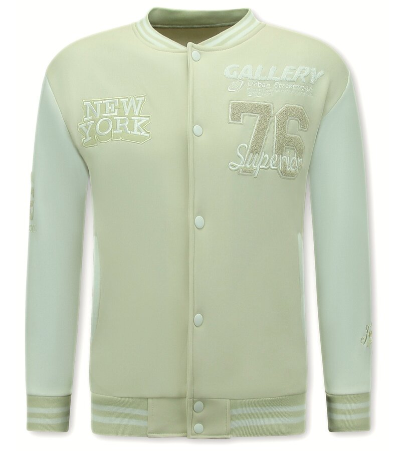 Enos Baseballjacka Herr - Varsity Jacka - 902 - Beige