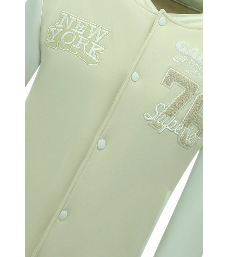Enos Baseballjacka Herr - Varsity Jacka - 902 - Beige
