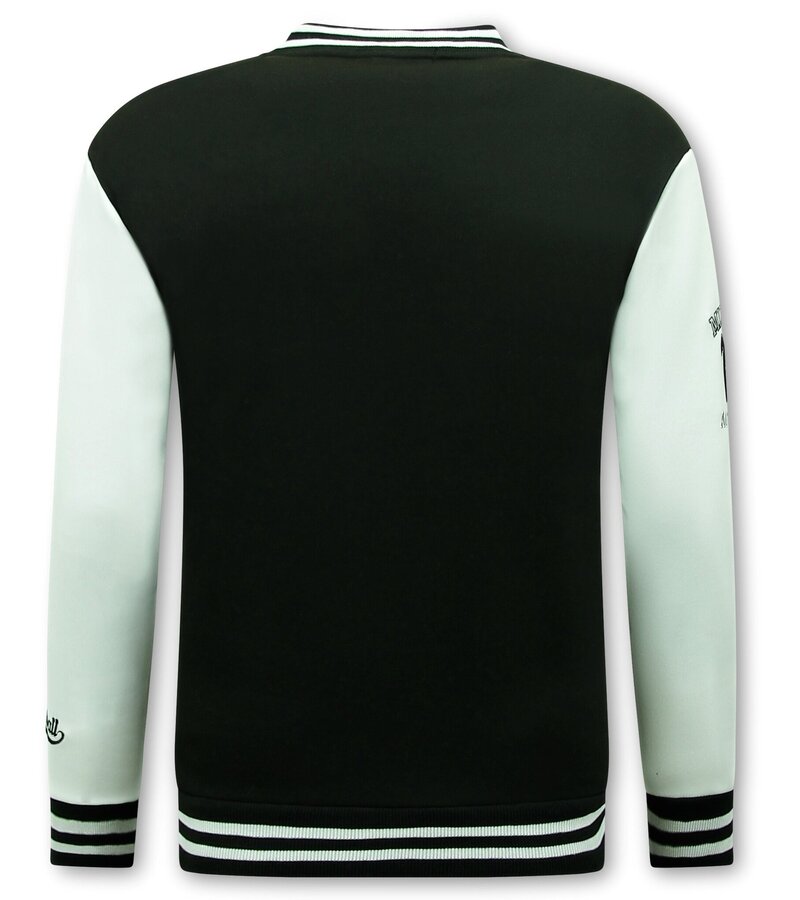 Enos Collegejacka Herr - Baseballjacka - 902 - Svart