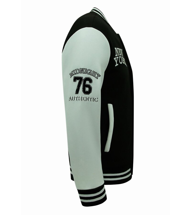 Enos Collegejacka Herr - Baseballjacka - 902 - Svart