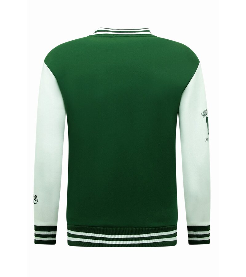 Enos Baseballjacka Herr - Collegejacka Herr - 902 - Grön