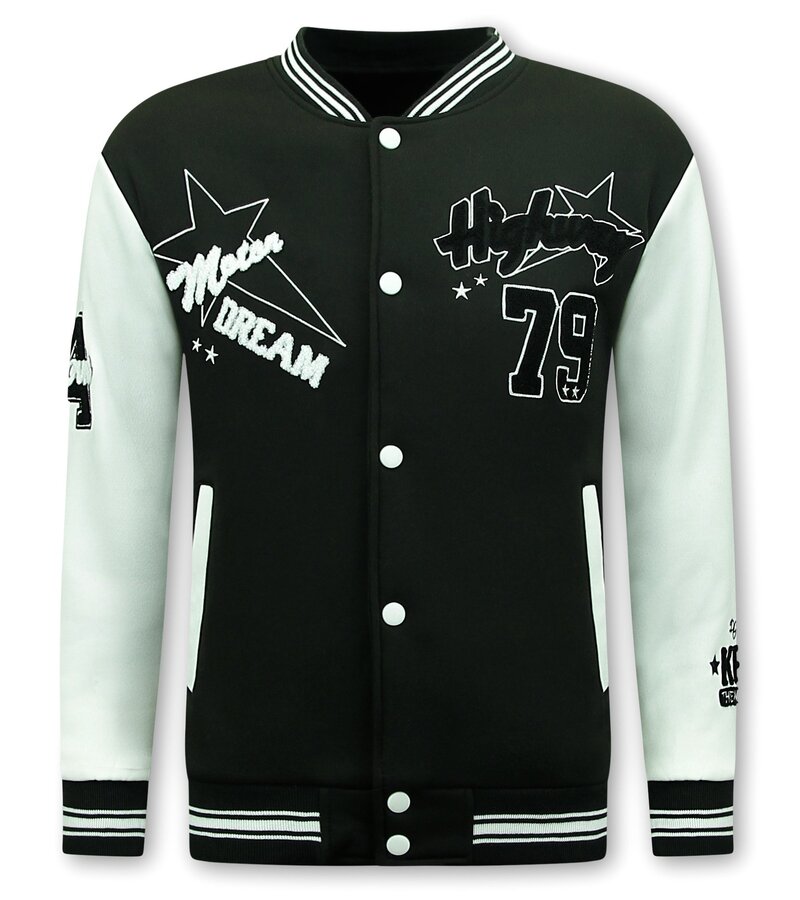 Enos Varsity Väst Herr - Baseballjacka - 903 - Svart