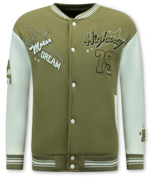 Enos Baseballjacka - Collegejacka Herr - 903 - Brun