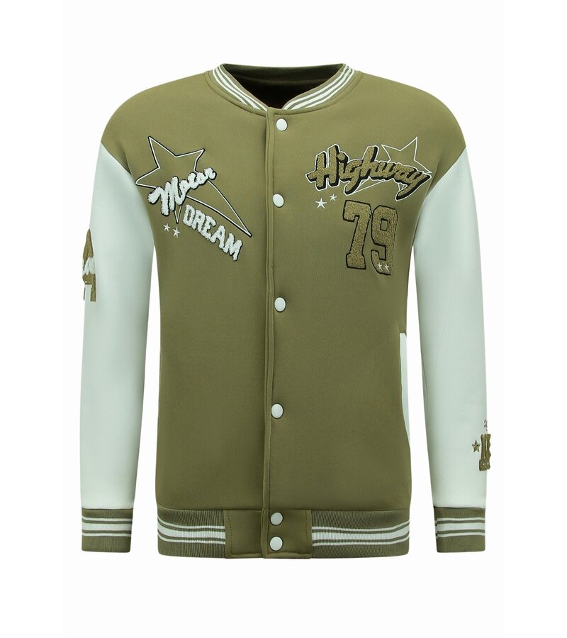 Enos Baseballjacka - Collegejacka Herr - 903 - Brun