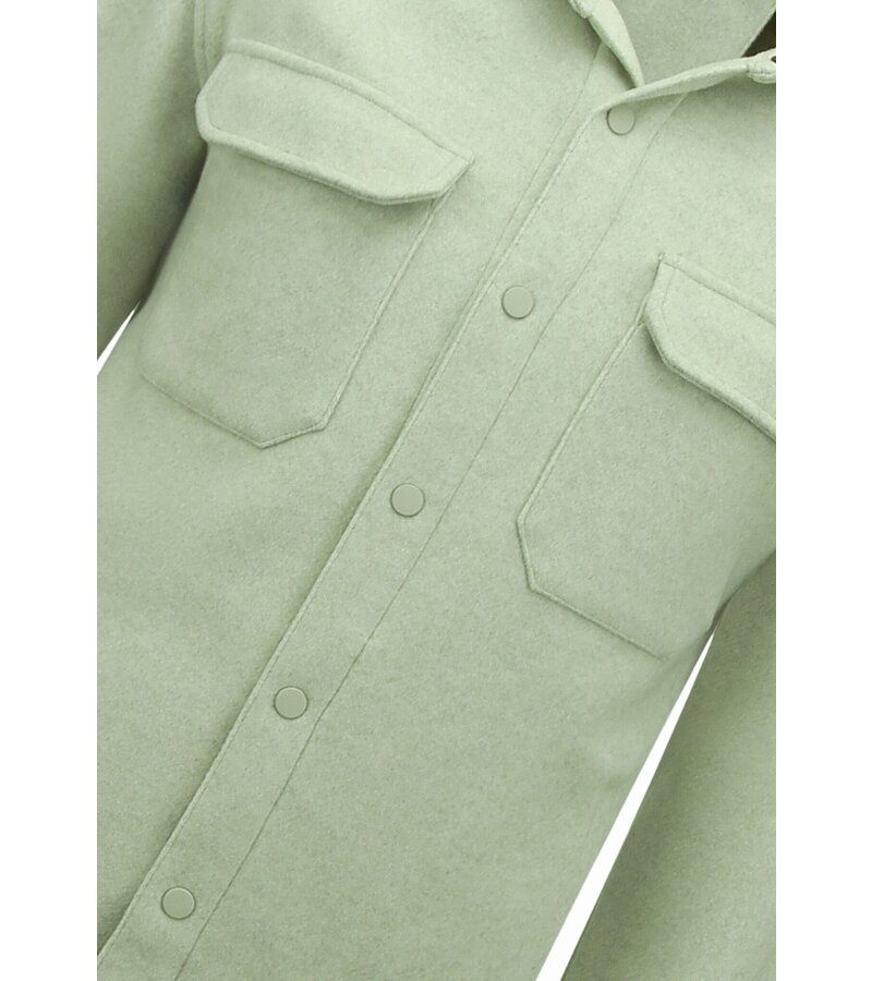Enos Herrövertröja med fickor - 501 - Beige