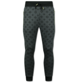 Top Star Herr träningsoverall - Herr joggingoverall - Herr hemmaoverall - Twinset - 5036 - Grå