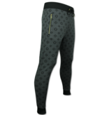 Top Star Herr träningsoverall - Herr joggingoverall - Herr hemmaoverall - Twinset - 5036 - Grå