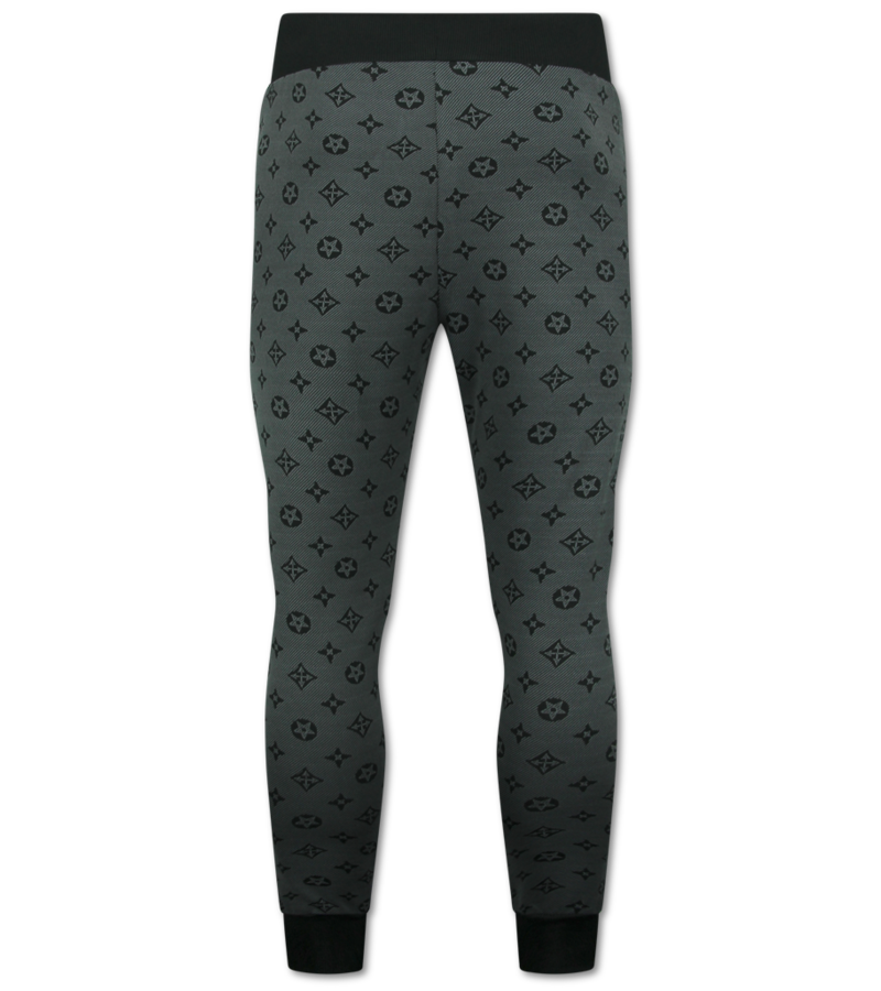 Top Star Herr träningsoverall - Herr joggingoverall - Herr hemmaoverall - Twinset - 5036 - Grå