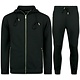 Sommarträningsoverall herr - joggingoverall herr vuxna - hemmaoverall herr - 5035 - Svart