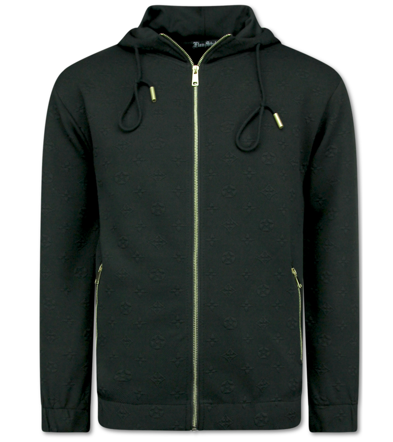 Top Star Sommarträningsoverall herr - joggingoverall herr vuxna - hemmaoverall herr - 5035 - Svart