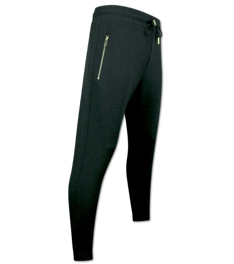 TopStar Sommarträningsoverall herr - joggingoverall herr vuxna - hemmaoverall herr - 5035 - Svart