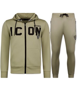 TopStar ICON Jogging Suit Herr - Träningsoverall Vuxna - Hemmadrakt - Set Herr - 11677 - Brun