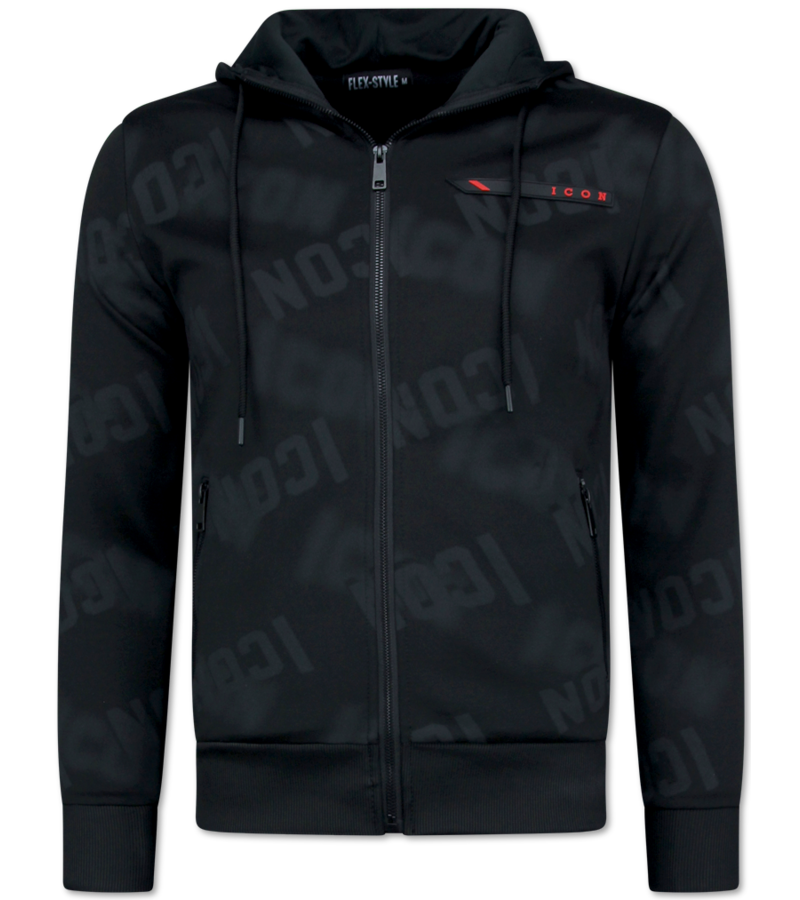 Top Star ICON Jogging Suit Herr - Träningsoveraller Herr - Träningsoverall Herr - 3790 - Svart