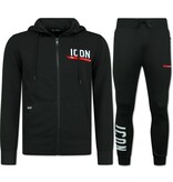TopStar Träningsoverall ICON - Joggingdräkt Herr - Hemmadräkt Herr Vuxna - 3877 - Svart