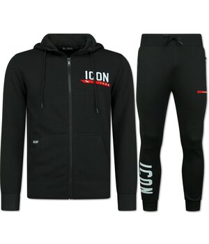 TopStar Träningsoverall ICON - Joggingdräkt Herr - Hemmadräkt Herr Vuxna - 3877 - Svart