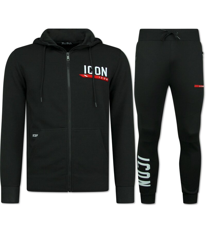 TopStar Träningsoverall ICON - Joggingdräkt Herr - Hemmadräkt Herr Vuxna - 3877 - Svart