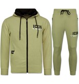 Top Star Joggingdräkt ICON - Träningsdräkt Herr - Hemmadräkt Herr Vuxna - 3877 - Brun