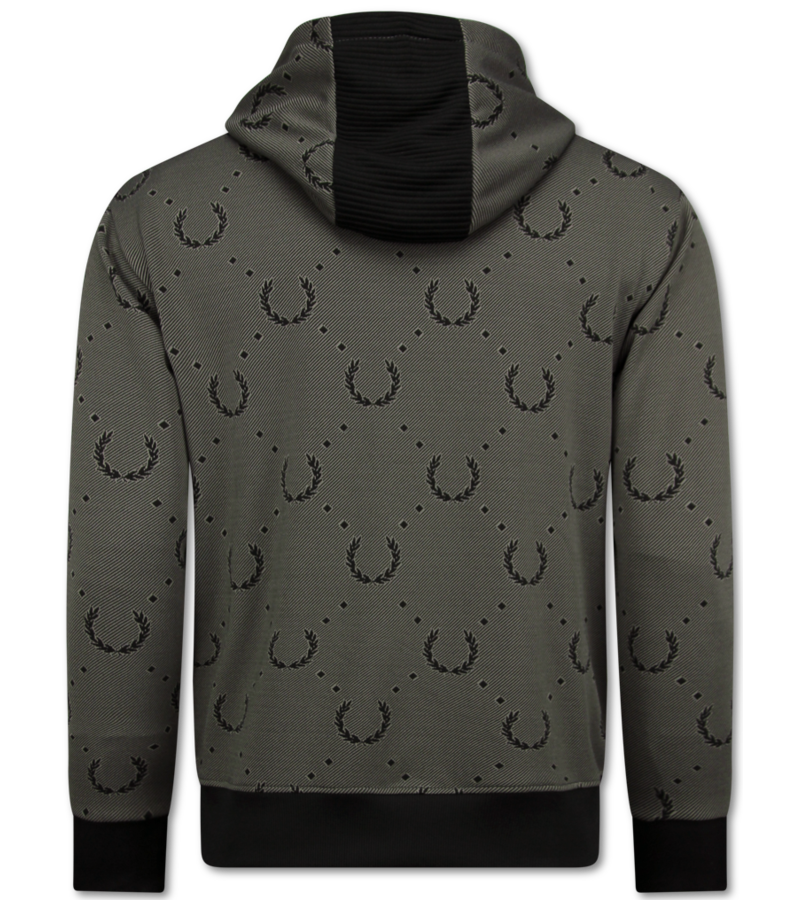 Top Star Herrhemmadräkt - Träningsdräkt för vuxna - Herrträningsdräkt - Twinset - 3955 - Brun