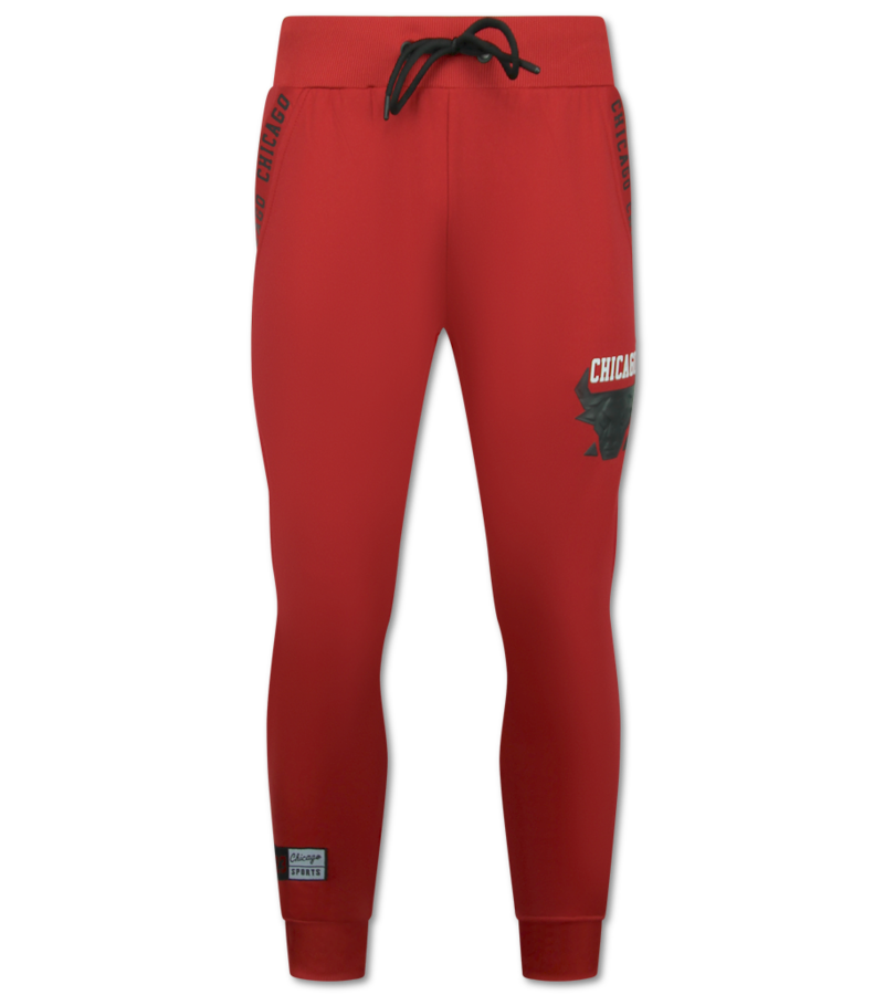 Top Star Chicago Bull Träningsoveraller Herr - Joggingdräkt Herr - Hemmadräkt Herr Vuxna - 5231 - Röd
