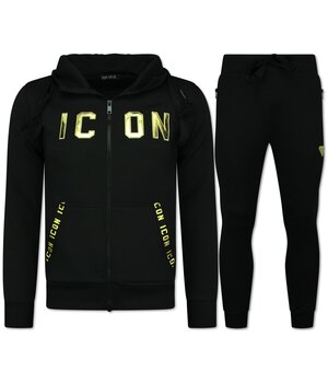 TopStar Joggingdräkt ICON - Träningsdräkter Herr - ICON Hemmadräkt Herr - 11575 - Svart/Guld
