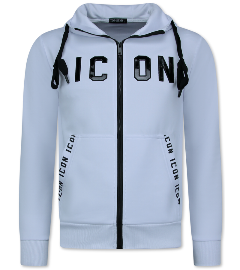 Top Star ICON Jogging Suit - Träningsoveraller Herr - ICON Hemmaoverall Herr - 11575 - Vit