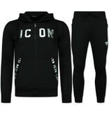 TopStar Träningsoveraller Herr ICON - Joggingdräkt ICON - ICON Hemmadräkt Herr - 11575 - Svart/Silver