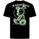 Herr T-shirt i överdimensionerad storlek - Herr T-shirt med tryck - Herr T-shirt med roligt tryck - Björn - 691 - Svart