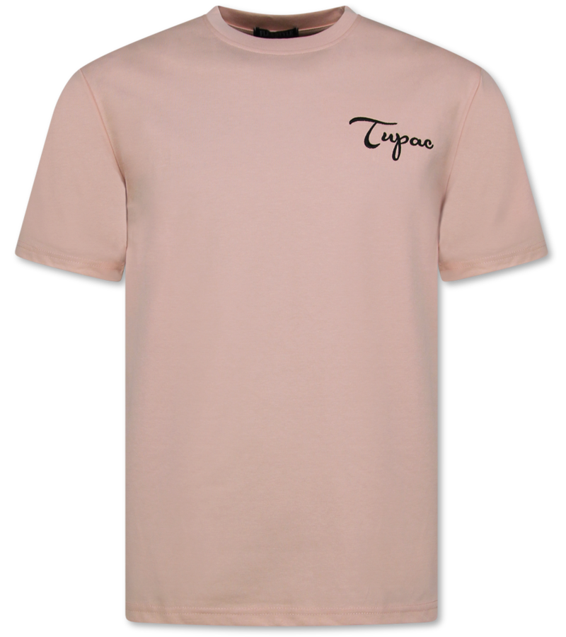 Top Star Tupac-tröja - Herr-T-shirt med tryck - Stor T-shirt Herr - Rolig T-shirt - 697 - Rosa