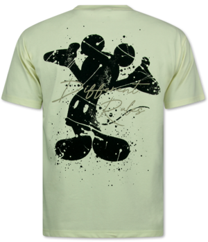 Top Star Herr-T-shirt med tryck - Stor T-shirt Herr - Roliga T-shirts för Herrar - Rolig T-shirt - 689 - Gul