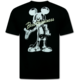 Herr-T-shirt med tryck Rolig - Stor T-shirt Herr - Lycka - 688 - Svart