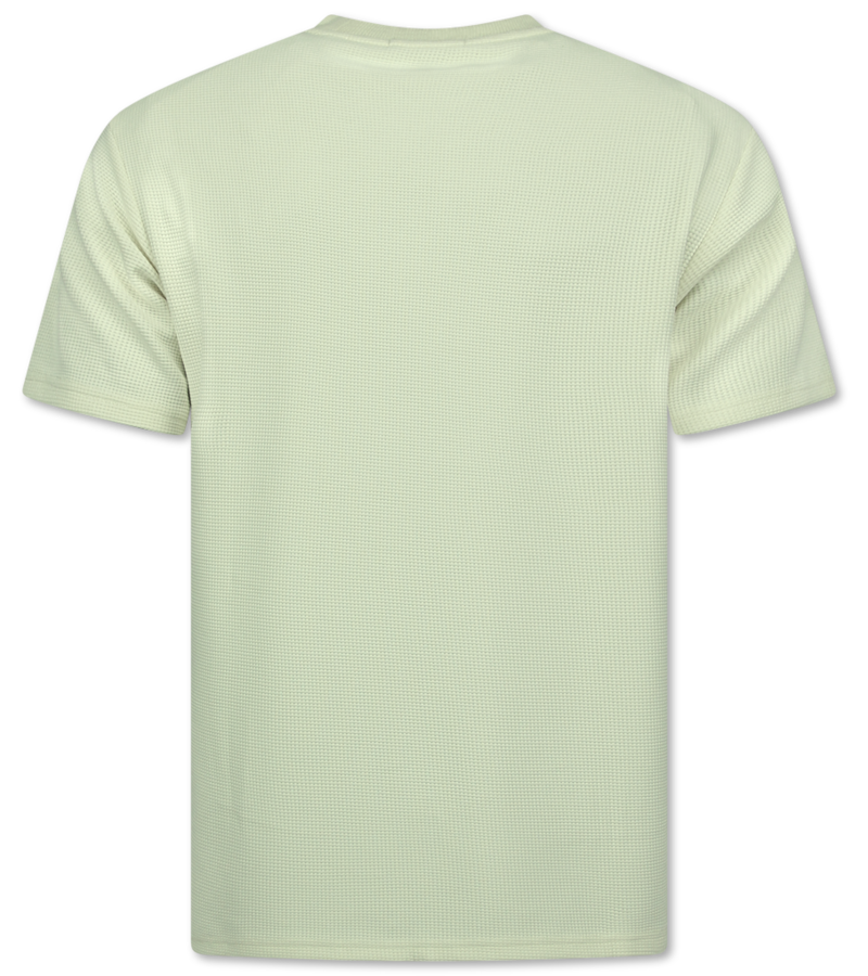 Enos Herr Sommarset - Ribbad Oversized - Tvådelad - Twinset - Set i set - 918 - Beige